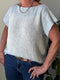 Easy Peasy Rose tee, No 21 + 14 strikkekit