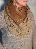 Elinore sjal af Inge - Lis Holst, No 2 + silk mohair strikkekit