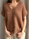 Fungus Slipover V - neck fra Refined Knitwear, strikkeopskrift Strikkeopskrift Refined Knitwear