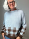 Picnic Sweater, No 20 + silk mohair strikkekit