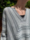 Pyramide sweater i No 21 af Hanne Falkenberg, strikkeopskrift Strikkeopskrift Hanne Falkenberg