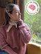 Joy Scarf, No 2 strikkekit (15 kr doneres til psykiatrifonden)