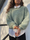 Sharpei Sweater af Créadia Studio, Strikkekit i No 12 + silk mohair Strikkekit Creadia