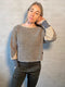 Studio sweater No 20 af Hanne Falkenberg, løs strikkeopskrift Strikkeopskrift Hanne Falkenberg