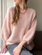 Vinum sweater fra Refined Knitwear, strikkeopskrift Strikkeopskrift Refined Knitwear