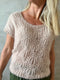 Celina sommer top med isblomster fra Önling, No 12 + silk mohair strikkekit Strikkekit Önling - Katrine Hannibal