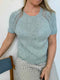 Vera Sommer t-shirt med raglan fra Önling, No 21 + No 13 kit Strikkekit Önling - Katrine Hannibal