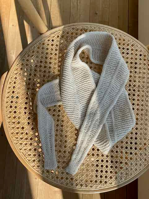 Joy Scarf, No 2 strikkekit (15 kr doneres til psykiatrifonden)