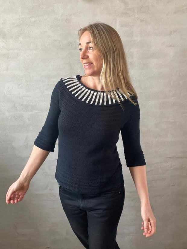 Bellis af Hanne Falkenberg, løs strikkeopskrift Strikkeopskrift Hanne Falkenberg