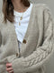MANGLER OPSKRIFT Braidy Loop Cardigan fra Other Loops, No 1 + silk mohair strikkekit Strikkekit Other Loops