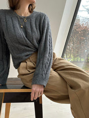Braidy Loop Sweater fra Other Loops, No 2 strikkekit Strikkekit Other Loops