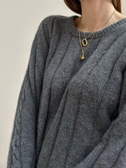 Braidy Loop Sweater fra Other Loops, No 2 strikkekit Strikkekit Other Loops