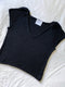 Casia Tee v - neck fra Refined Knitwear, Strikkeopskrift Strikkeopskrift Refined Knitwear