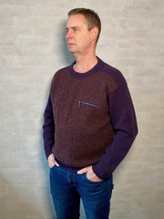 Chess herresweater af Hanne Falkenberg, strikkekit Strikkekit Hanne Falkenberg