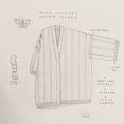 Comma Cocoon af Anne Ventzel, No 20 + Silk mohair kit Strikkekit Anne Ventzel