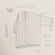 Comma V - neck af Anne Ventzel, No 1 kit Strikkekit Anne Ventzel