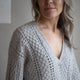 Comma V - neck af Anne Ventzel, No 1 kit Strikkekit Anne Ventzel