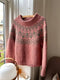 Cor Sweater Chunky fra Refined Knitwear, No 3 + silk mohair strikkekit