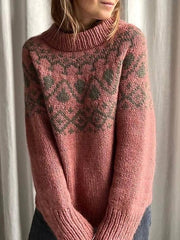 Cor Sweater Chunky fra Refined Knitwear, No 3 + silk mohair strikkekit