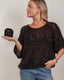 Cosmo Sparkle med palietter - Chokoladebrun (06) Garn Lana grossa
