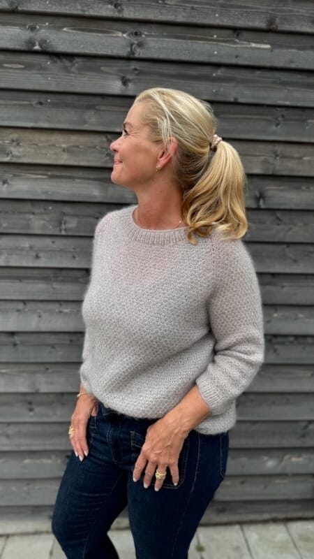 Dahlia mohair sweater fra Önling, Silk mohair strikkekit