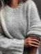 Delta sweater af Creadia Studio, Strikkekit i No 20 + silk mohair Strikkekit Creadia