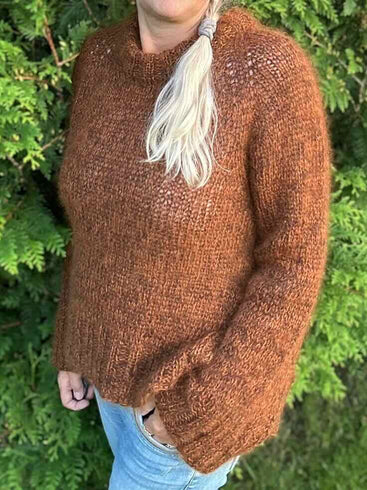 Delta sweater af Creadia Studio, strikkeopskrift Strikkeopskrift Creadia