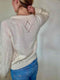 Diamond Line Sweater V - neck af Siersknit, strikkeopskrift