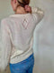 Diamond Line Sweater V - neck af Siersknit, strikkeopskrift