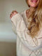 Diamond Line Sweater V - neck af Siersknit, strikkeopskrift
