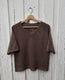 Diamond Line Tee V - neck af Siersknit, strikkekit i Önling No 14