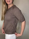 Diamond Line Tee V - neck af Siersknit, strikkeopskrift