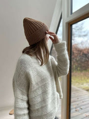 Dual Loop Beanie af Other Loops, No 3 + silk mohair garnpakke (uden opskrift)
