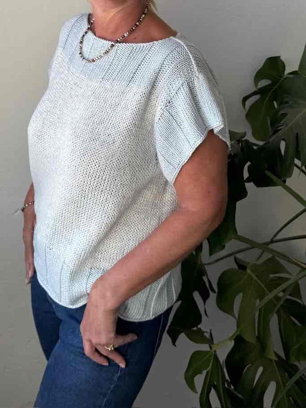 Easy Peasy Rose tee, No 21 + 14 strikkekit