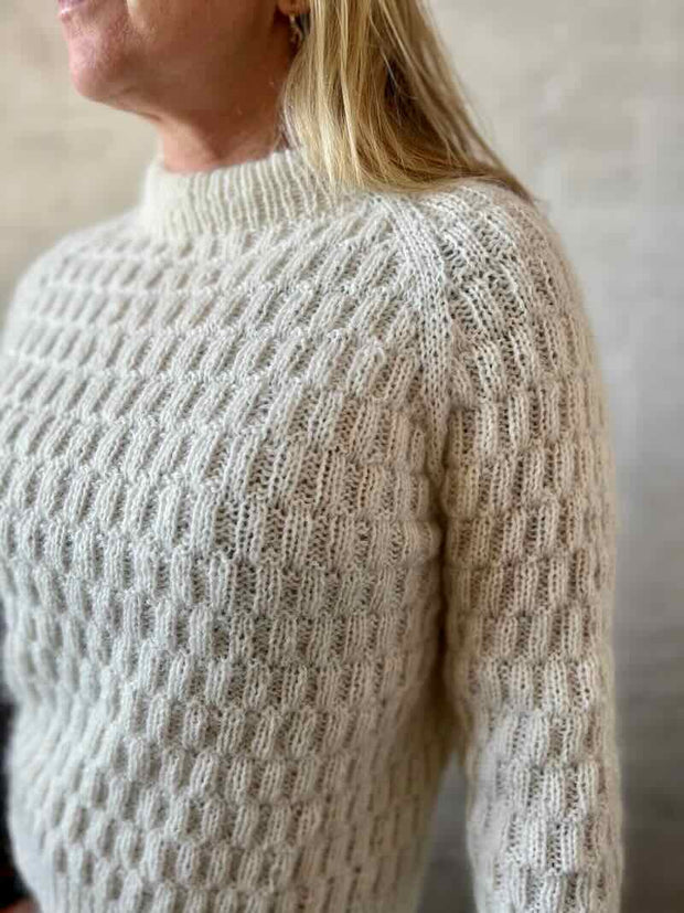Esther sweater fra Önling, No 20 + silk mohair strikkekit Strikkekit Önling - Katrine Hannibal