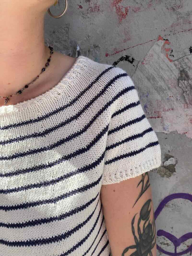 Esthers stribede sommertop fra Önling, strikkeopskrift Strikkeopskrift Önling - Katrine Hannibal