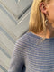 Evelyn stribet bluse fra Önling, strikkeopskrift