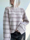 Rikke Cozy Sweater af Rikke Jönsson (en stribe farve), strikkekit i No 3
