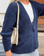 Flette cardigan af Hanne Falkenberg, strikkeopskrift Strikkeopskrift Hanne Falkenberg