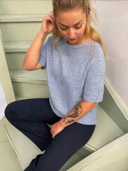 Freja sommer T-shirt fra Önling, hverdagskit strikkekit Strikkekit Önling - Katrine Hannibal