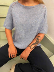Freja sommer T-shirt fra Önling, hverdagskit strikkekit Strikkekit Önling - Katrine Hannibal