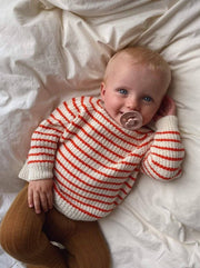 Friday Sweater til baby af PetiteKnit, strikkeopskrift Strikkeopskrift PetiteKnit