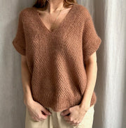 Fungus Slipover V - neck fra Refined Knitwear, silk mohair strikkekit Strikkekit Refined Knitwear