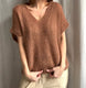 Fungus Slipover V - neck fra Refined Knitwear, strikkeopskrift Strikkeopskrift Refined Knitwear
