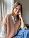 Fungus Slipover V - neck fra Refined Knitwear, strikkeopskrift Strikkeopskrift Refined Knitwear
