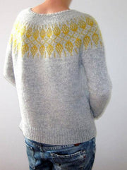 Humulus sweater af Isabell Kraemer, strikkeopskrift Strikkeopskrift Isabell Kraemer