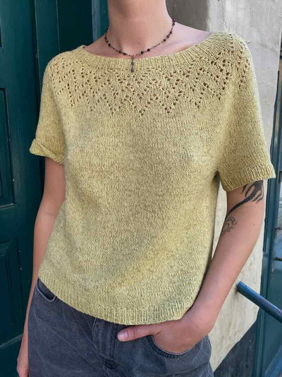 Irma T-shirt fra Önling, hverdagskit strikkekit Strikkekit Önling - Katrine Hannibal 
