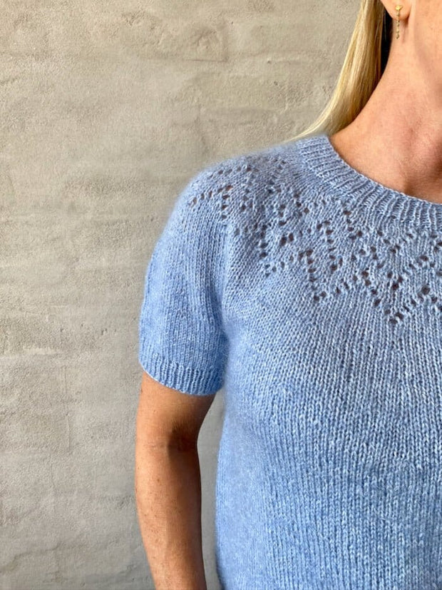 Irma T-shirt fra Önling, No 12 + silk mohair strikkekit Strikkekit Önling - Katrine Hannibal