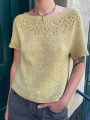 Irma T-shirt, strikkeopskrift