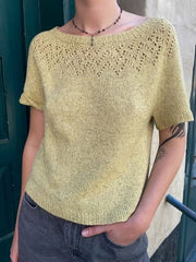 Irma T-shirt, strikkeopskrift